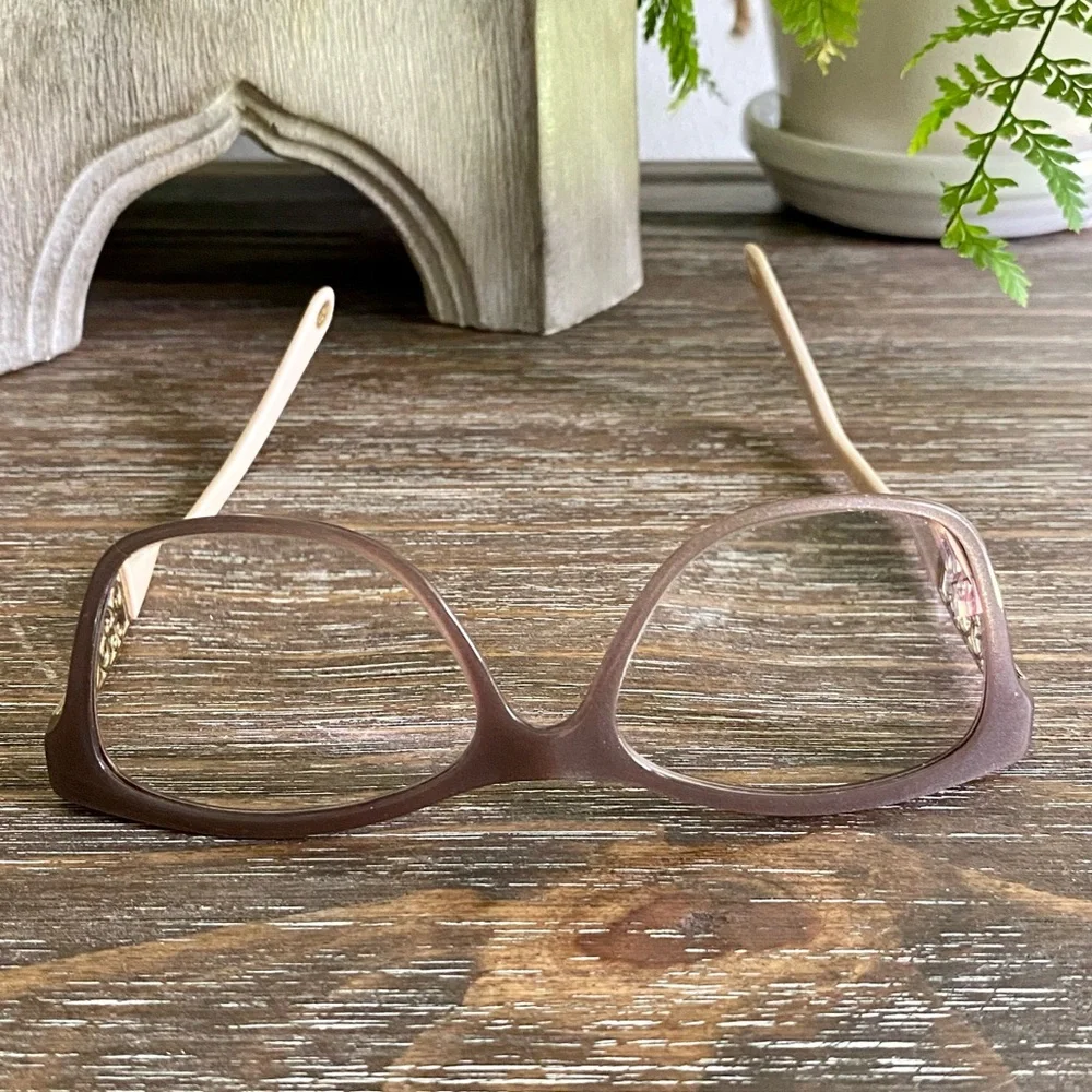 Tiffany & Co. TF 2130 8210 Rectangle Plum Pink Gold Frame Glasses 52*16*140 - Picture 4 of 16